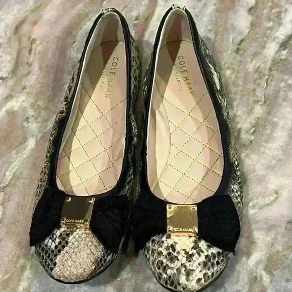 Women’s COLE HAAN Tali Soft Bow Ballet Flats- Size 7.5 - Picture 10 of 12